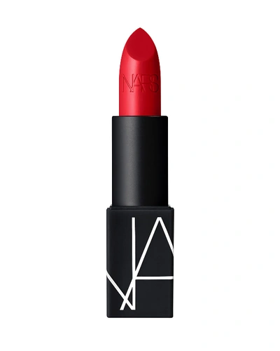 Shop Nars Lipstick In Inappropriate Red