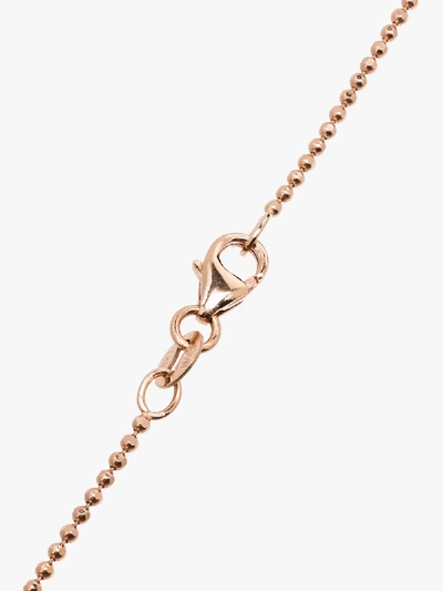 Anita Ko 18k Rose Gold Leaf Diamond Necklace In Gold