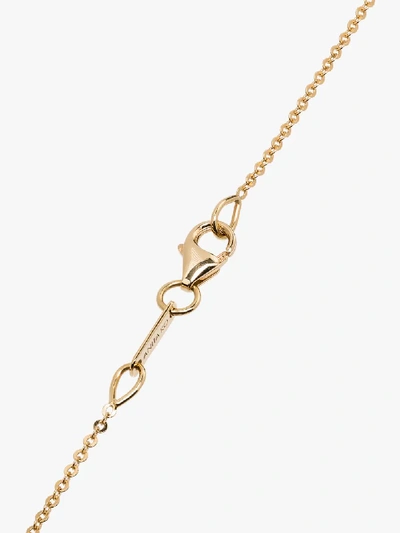 Shop Anita Ko 18k Yellow Gold Heart Diamond Necklace In Metallic