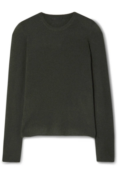 Shop Atm Anthony Thomas Melillo Cashmere Sweater In Green