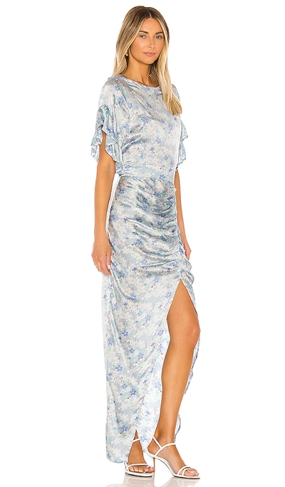Shop Acacia Swimwear Luau Dress In Blue Cherry