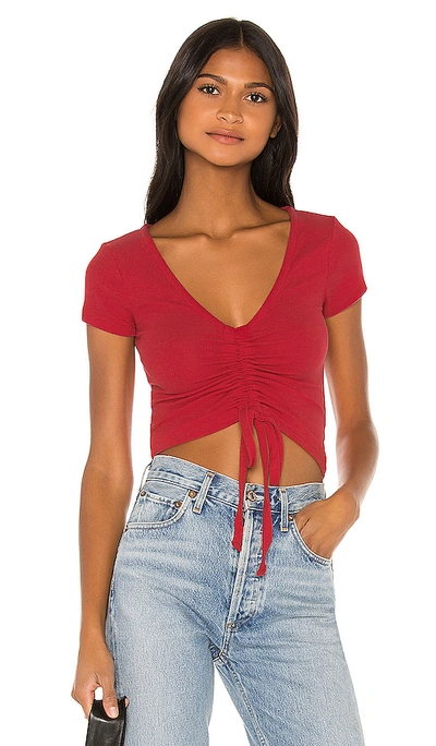 Shop Allsaints Rina Top In Red