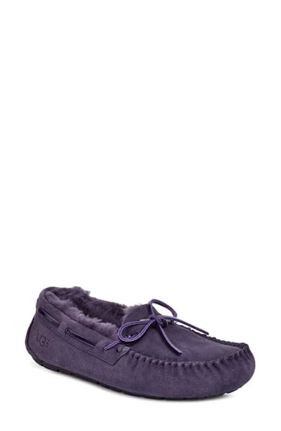 Shop Ugg Dakota Water Resistant Slipper In Nightshade Suede