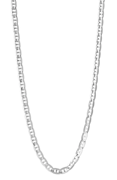 Shop Maria Black Carlo Necklace In Silver