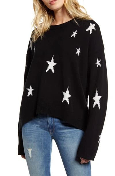 Shop Zadig & Voltaire Markus C Star Pattern Cashmere Sweater In Noir