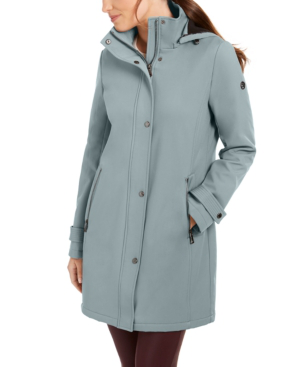 calvin klein hooded raincoat