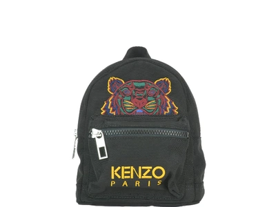 Shop Kenzo Mini Tiger Canvas Backpack In Black