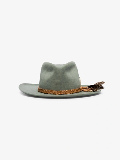 Shop Nick Fouquet Grey Reef Road Fedora Hat