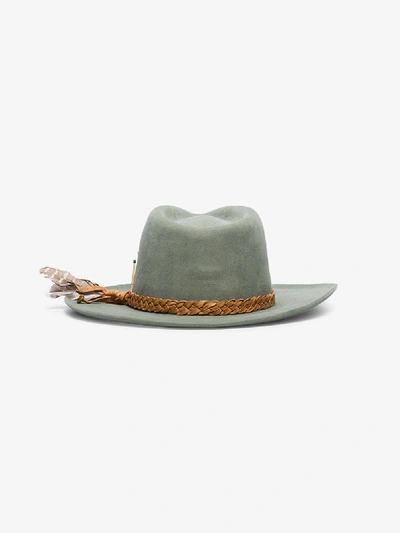 Shop Nick Fouquet Grey Reef Road Fedora Hat