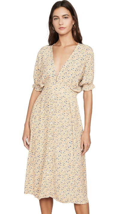 Faithfull the brand farah midi sale dress