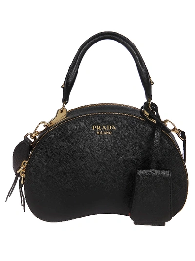 Shop Prada Sidonie Tote In Black