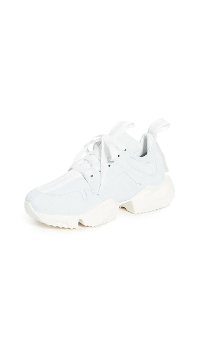 Shop Ben Taverniti Unravel Project Low Sneakers In White