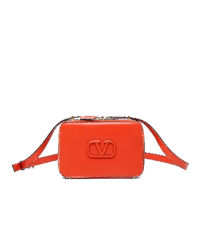Shop Valentino Vsling Crossbody Bag In Goldfish