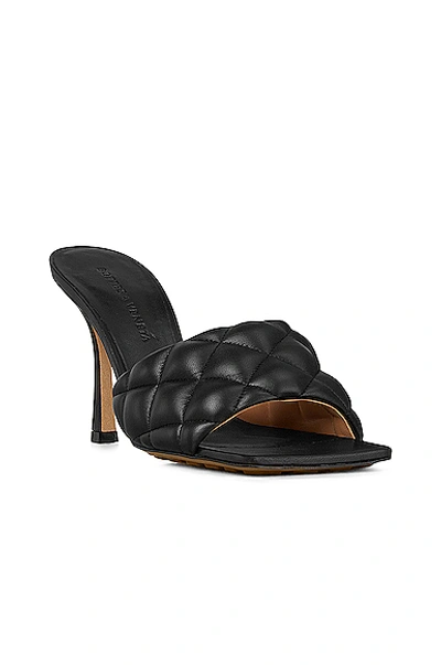 Shop Bottega Veneta Leather Quilted Mules