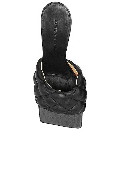 Shop Bottega Veneta Leather Quilted Mules