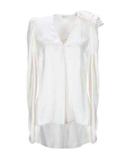 Shop Magda Butrym Blouse In White