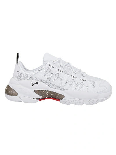 Shop Puma Lqd Cell Omega Sneakers In  White