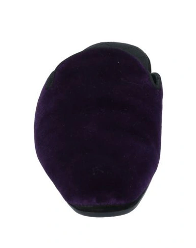 Shop Dolce & Gabbana Slippers In Purple