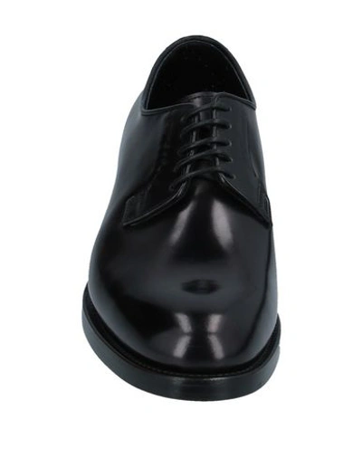 Shop Santoni Lace-up Shoes In Black