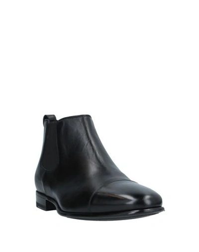 Shop A.testoni A. Testoni Man Ankle Boots Black Size 8 Soft Leather