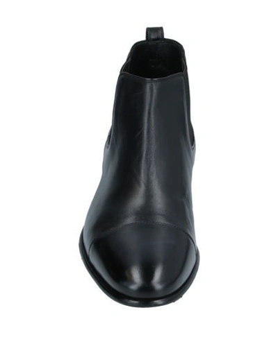 Shop A.testoni A. Testoni Man Ankle Boots Black Size 8 Soft Leather