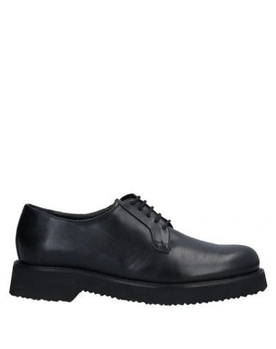 Shop Anna F Laced Shoes In Black