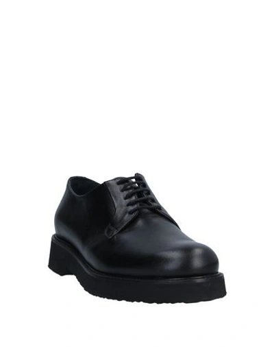 Shop Anna F Laced Shoes In Black