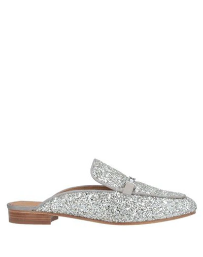 Shop Tory Burch Mules & Clogs In Platinum