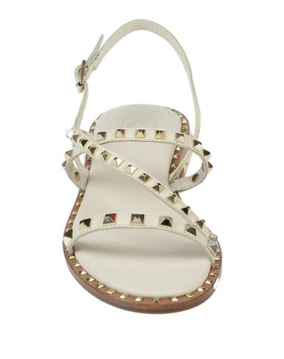 Shop Ash Sandals In Ivory