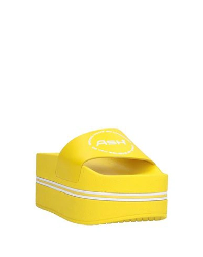 Shop Ash Sandals In Yellow