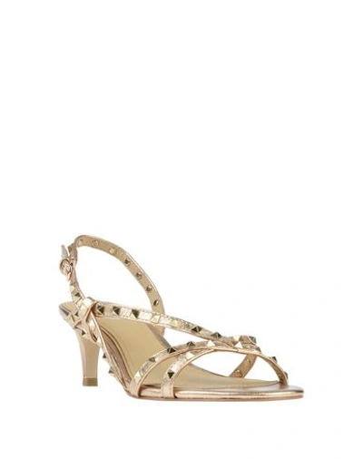 Shop Ash Sandals In Copper