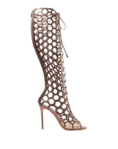 Shop Gianvito Rossi Sandals In Bronze