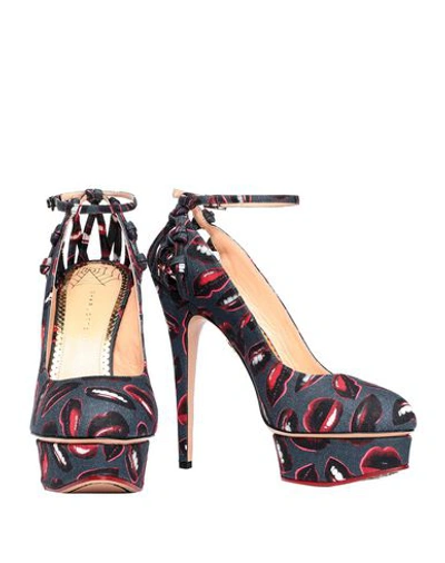 Shop Charlotte Olympia Pumps In Lead