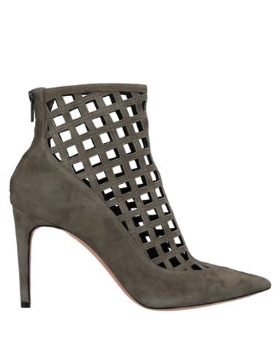 Shop Jean-michel Cazabat Ankle Boots In Military Green