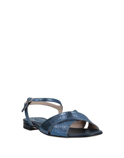 Shop Anna F. Sandals In Blue