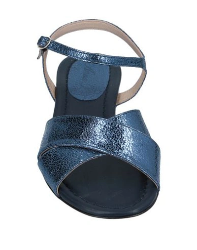 Shop Anna F. Sandals In Blue