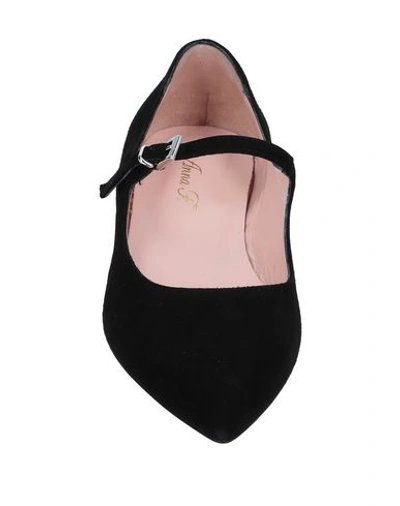 Shop Anna F Ballet Flats In Black