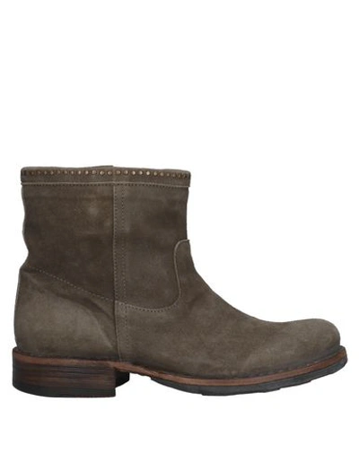 Shop Fiorentini + Baker Ankle Boot In Military Green