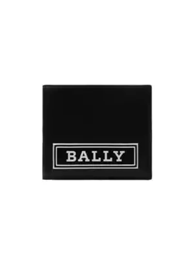 Shop Bally Sioux Bollen Leather Bi-fold Wallet In Black