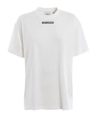 Shop Burberry Ronan White T-shirt