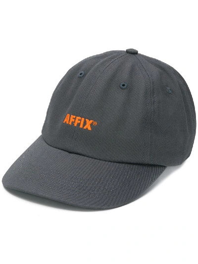 Shop Affix Embroidered Logo Baseball Cap - Grey