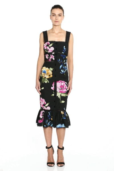 Shop Marchesa Sleeveless Fit And Flare Cotton Dress