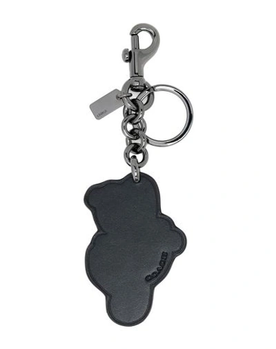 Shop Coach Key Ring In Black