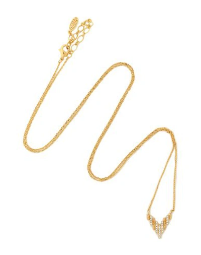 Shop Astrid & Miyu Necklaces In Gold