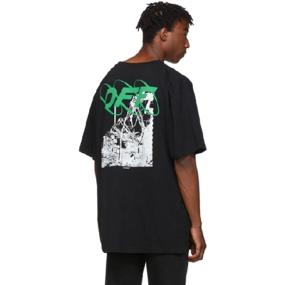 Shop Off-white Black And White Ruined Factory T-shirt In 1001 Blkwht