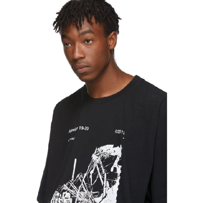 Shop Off-white Black And White Ruined Factory T-shirt In 1001 Blkwht