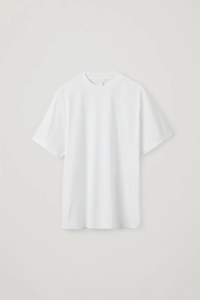 Shop Cos Relaxed Organic-cotton T-shirt In White