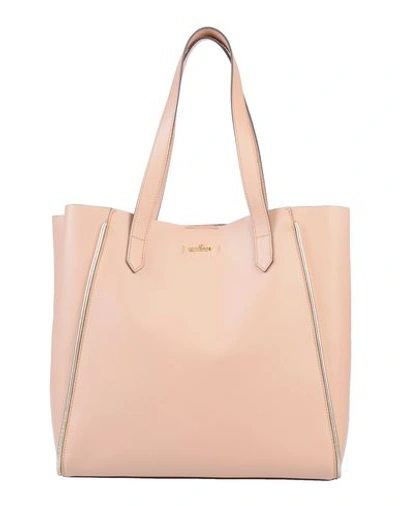 Shop Hogan Handbag In Pale Pink