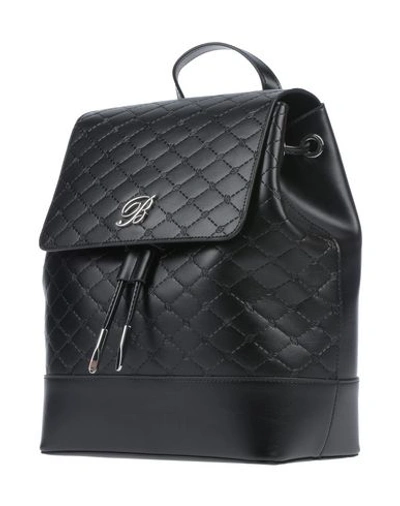 Shop Blumarine Backpack & Fanny Pack In Black