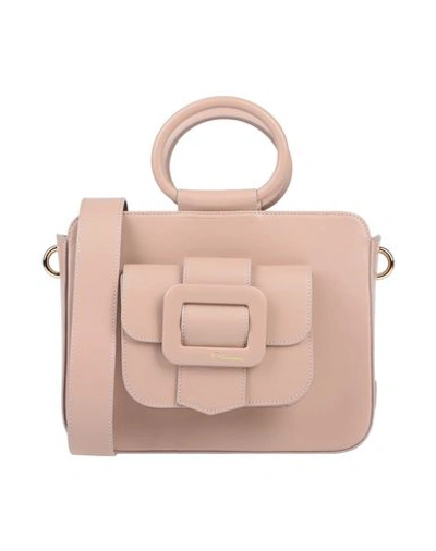 Shop Blumarine Handbags In Pale Pink